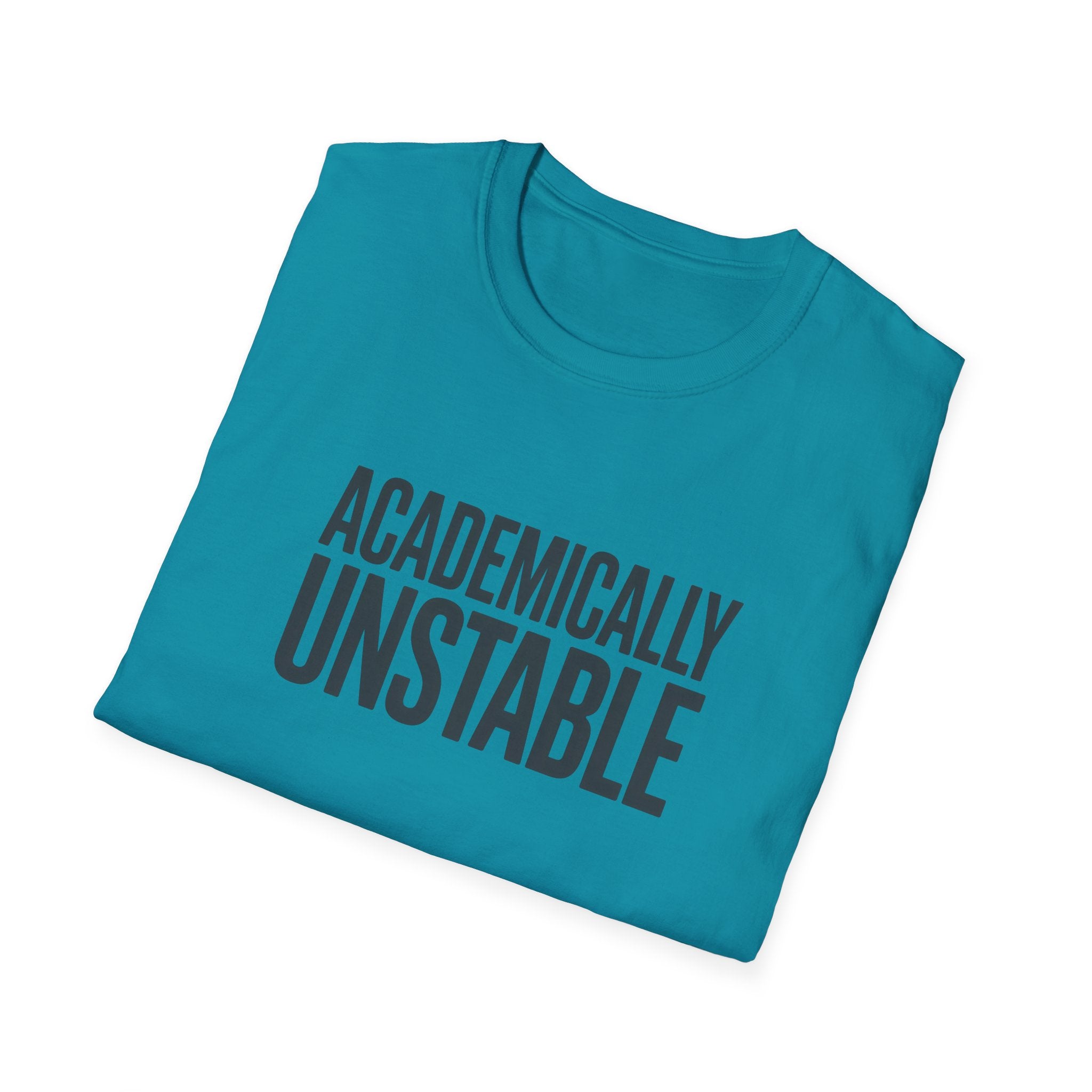 Academically Unstable - Text - T-Shirt