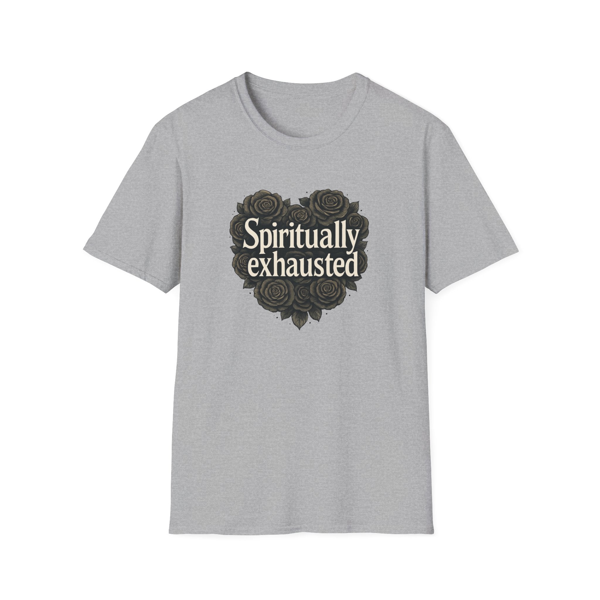 Spiritually Exhausted - Heart - T-Shirt