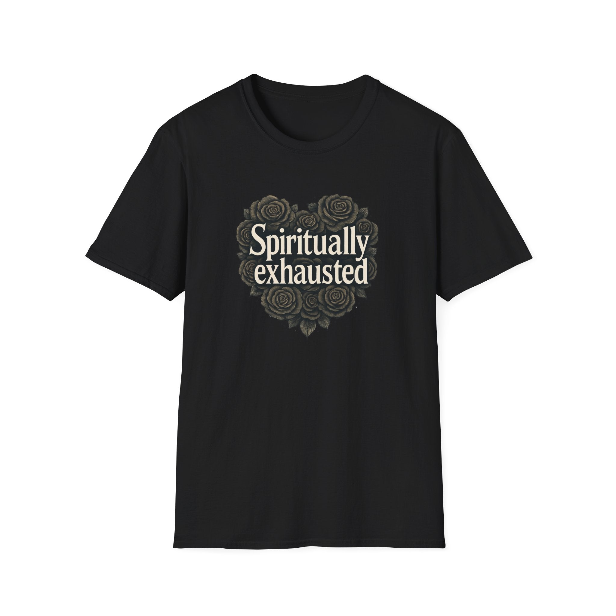 Spiritually Exhausted - Heart - T-Shirt