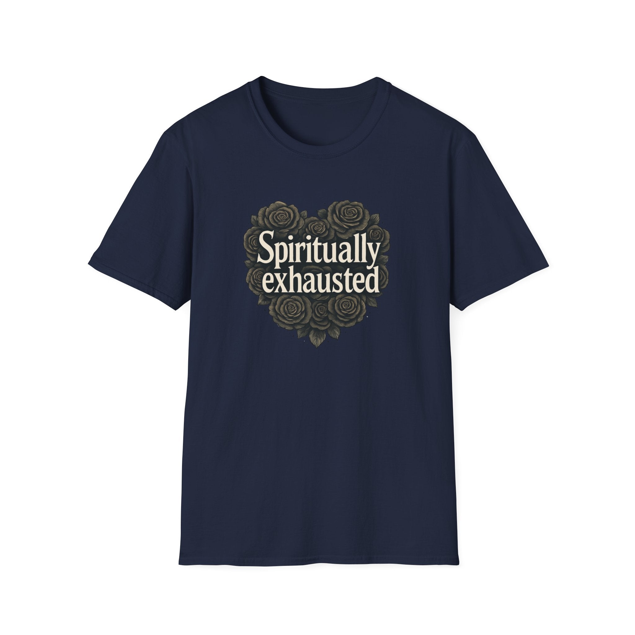 Spiritually Exhausted - Heart - T-Shirt