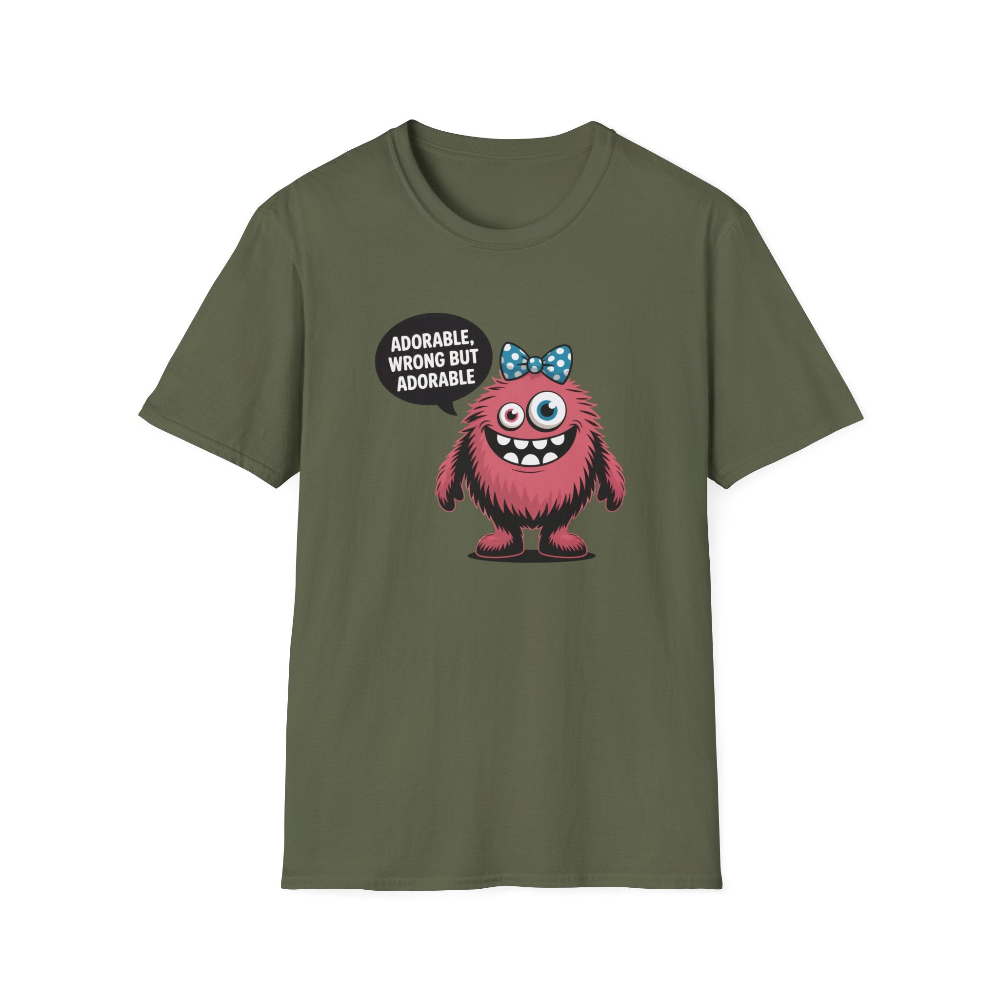 Adorable Wrong But Adorable - Monster - T-Shirt
