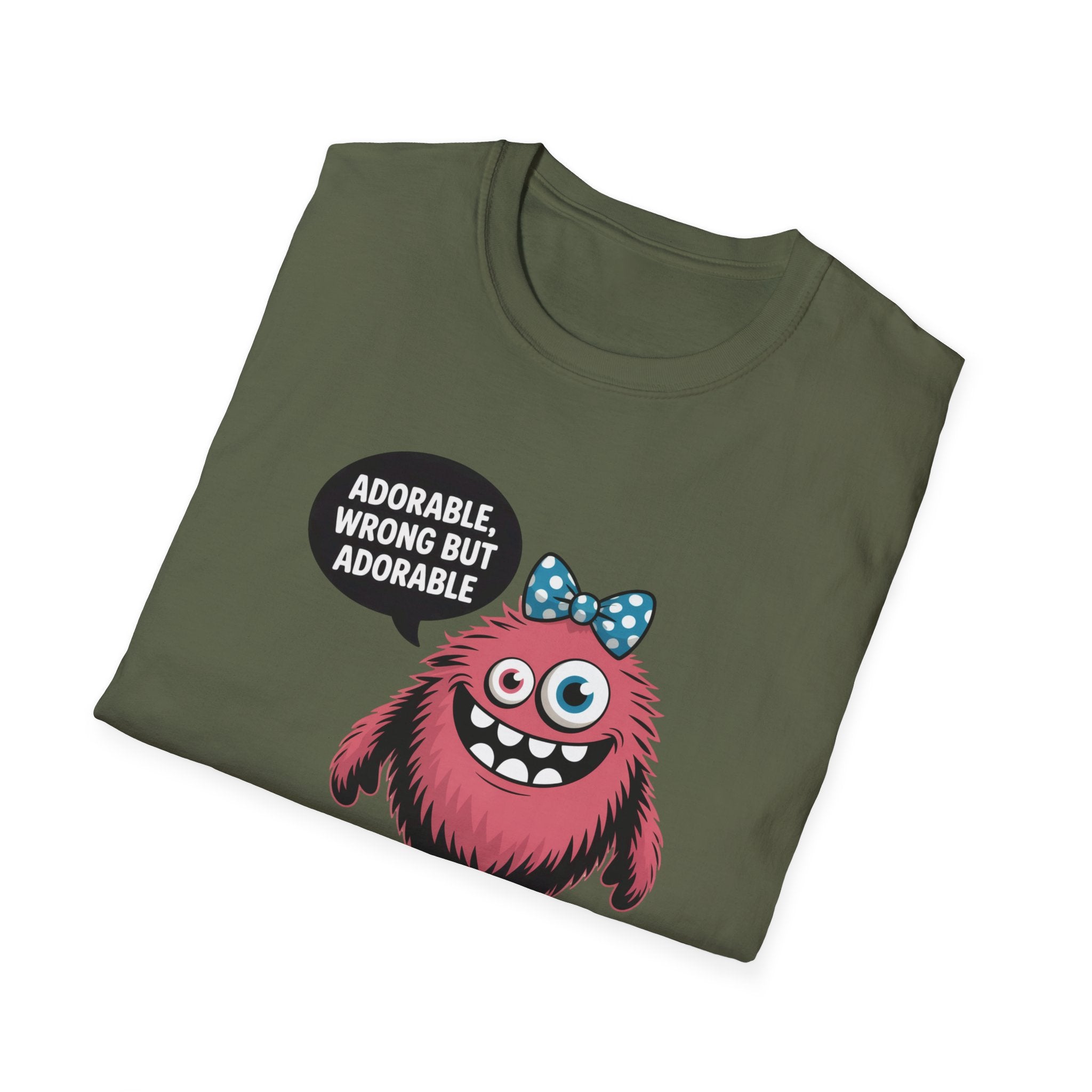 Adorable Wrong But Adorable - Monster - T-Shirt
