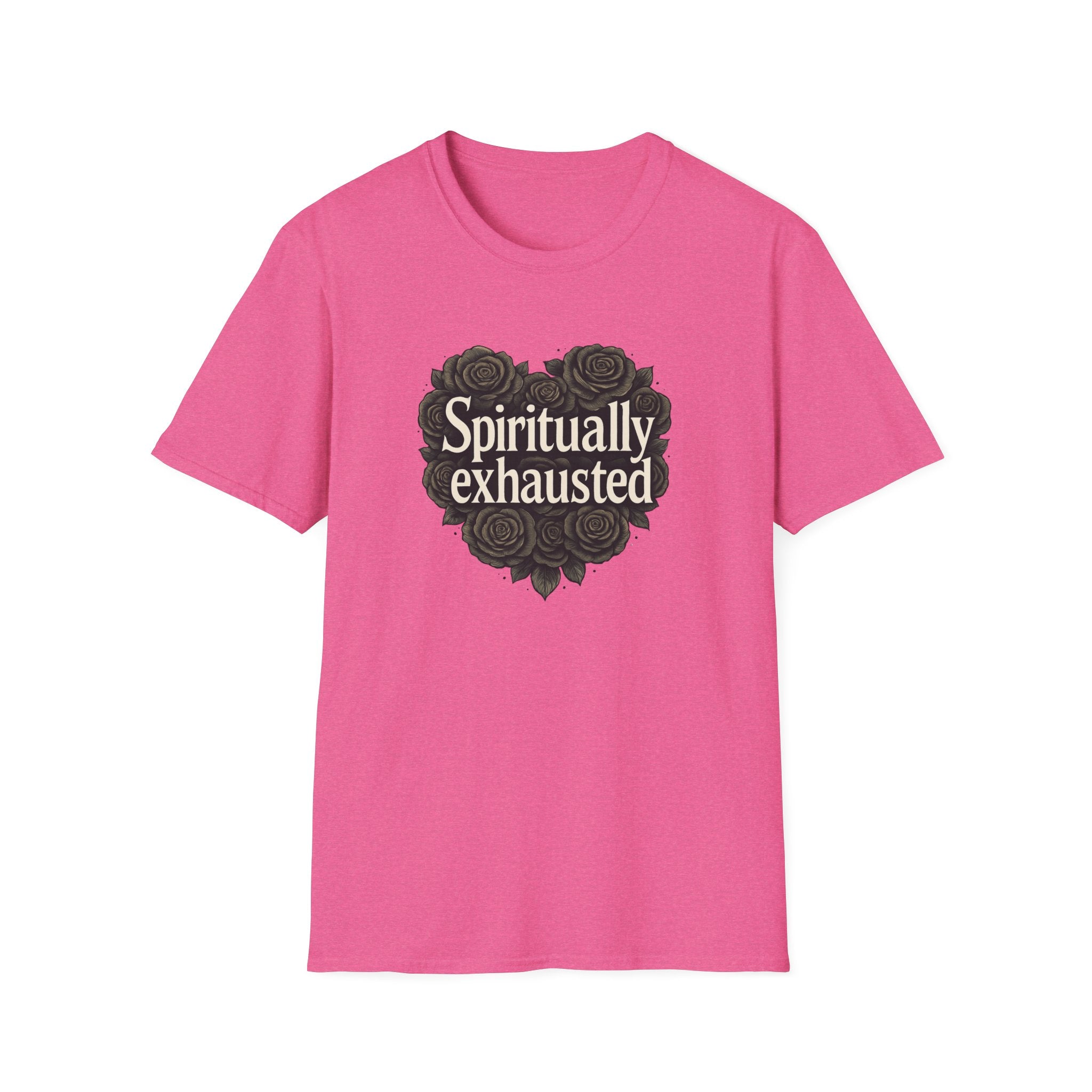 Spiritually Exhausted - Heart - T-Shirt