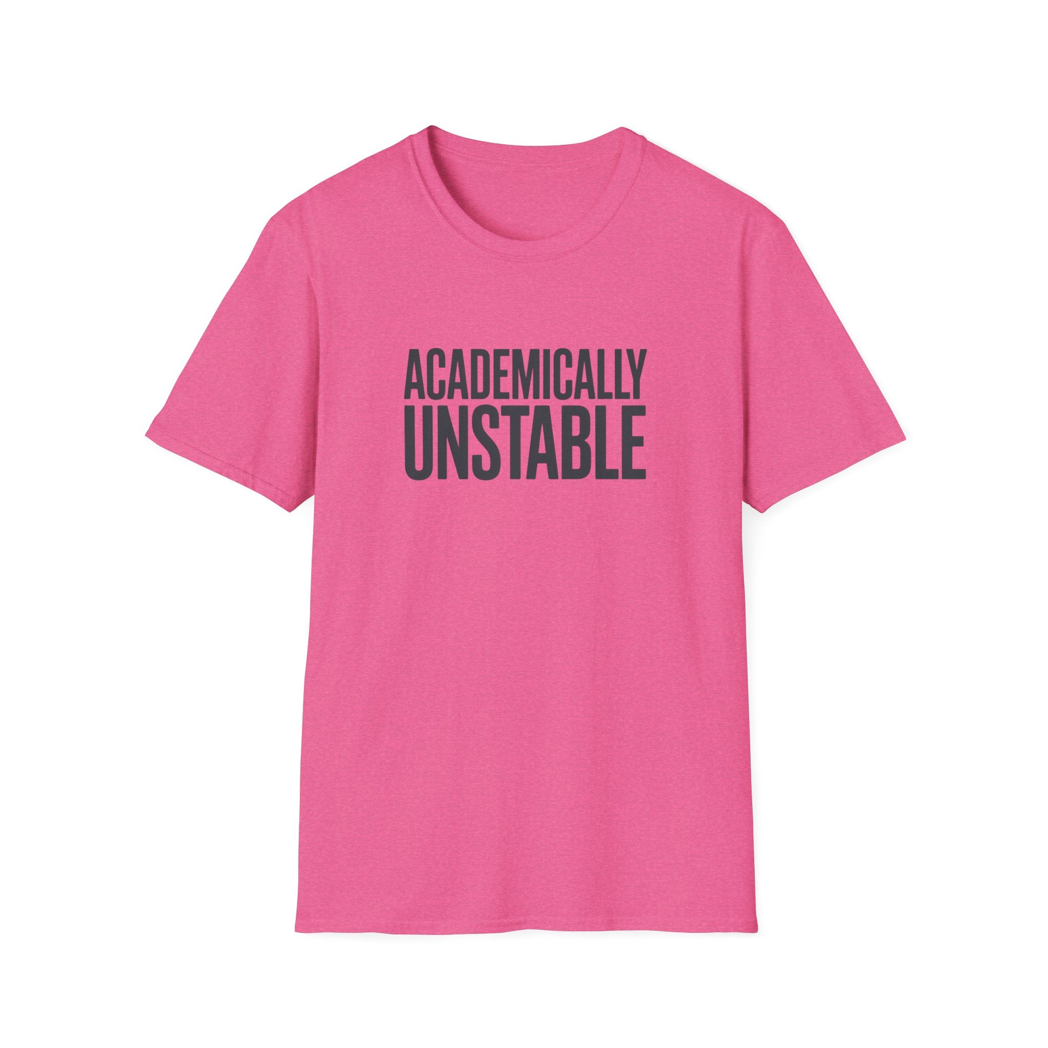 Academically Unstable - Text - T-Shirt